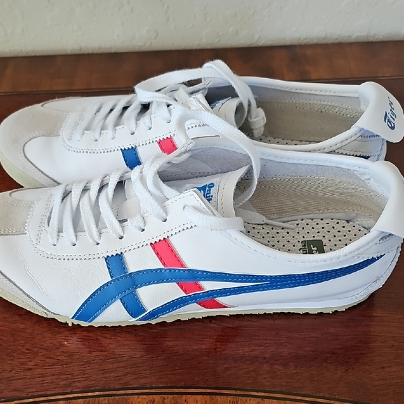 Onitsuka Tiger by Asics Other - Onitsuka Tiger by Asics White Sweater with Blue and Red Accents